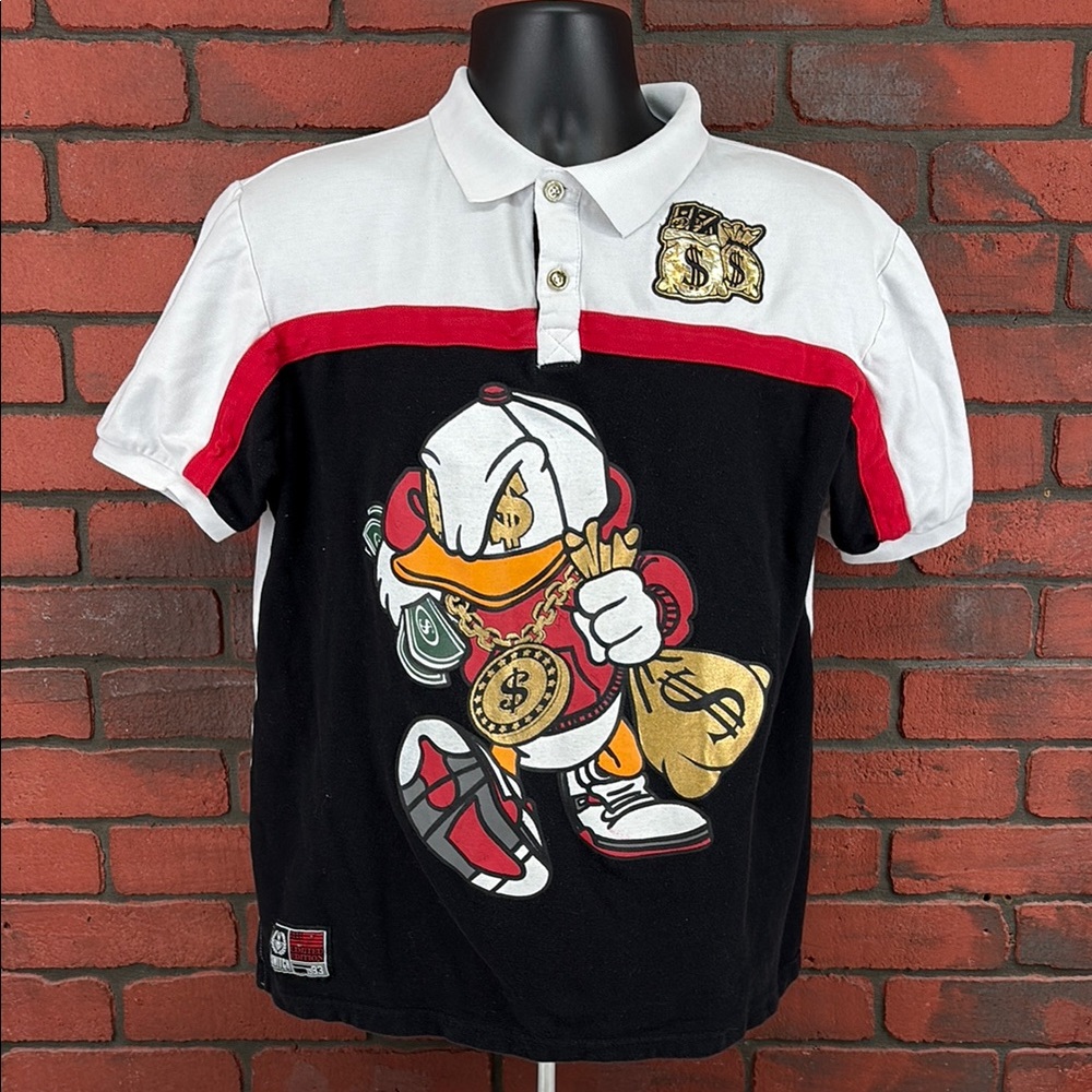 Switch Shirt Boys XL Limited‎ Edition Uncle Scrooge McDuck Polo